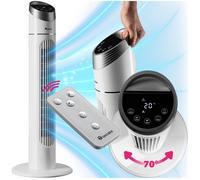 VENTILATEUR - TECTAKE - Ventilateur Colonne 40 W 90 cm 3 Vitesses 3 Modes avec Télécommande