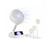 Ventilateur télescopique rechargeable avec fonction batterie externe