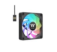 Thermaltake CT120 EX ARGB Ventilateur de refroidissement inversé pour PC (lot de 3 ventilateurs), connexion magnétique, synchronisation de carte mère 5 V, 16,8 millions de couleurs, 9 LED adressables,