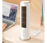 Ventilateur tour bureau - Ventilation silencieuse 3 vitesses, lumière veilleuse - pour chambre et bureau