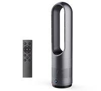 Ventilateur Tour Chaud Et Froid Avec Télécommande, Ventilateur Sans Pales Sur Pied Pour La Maison, Ventilateur Chauffant 1400 W, 8 Vitesses, Minuterie 8 Heures, Oscillation 80°, Pour L'intérieur gray