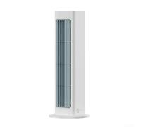 Ventilateur tour compact et élégant sans pales avec télécommande pour un contrôle pratique du flux d'air (blanc)