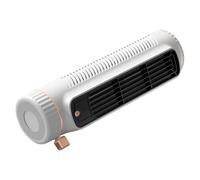 Ventilateur tour de bureau - Rechargeable par USB sans pales 3 vitesses - Petit ventilateur de bureau silencieux, pour intérieur, chambre à coucher, bureau, dortoir, salle d'étude, appartement