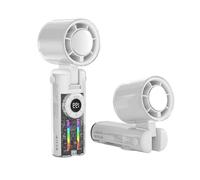 Ventilateur tour de cou 4000 mAh haute capacité batterie faible bruit multiples vitesses portable pour voyage bureau ABS PC ventilateur à main