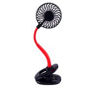 Ventilateur tour de cou mains libres, rechargeable par USB, mini ventilateur à trois vitesses, pliable, double tête rotative à 360, idéal pour