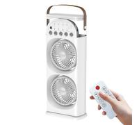 Ventilateur tour de table avec télécommande infrarouge, fonction brumisatio