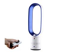 Ventilateur Tour Moderne sans pales, Refroidissement Portable avec télécommande, Colonne de Table au Sol à régulation de Vitesse en continu et sûre, minuterie de Rendez-Vous de 30