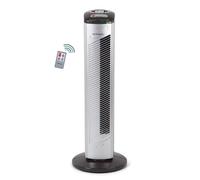 Orbegozo TWM 0975 - Ventilateur de tour, 3 vitesses, télécommande, minuterie, oscillant, oscillant, poignée de transport, 45 W, gris