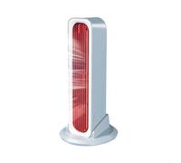 Ventilateur tour oscillant avec télécommande, ventilateur sans pales rechargeable par USB pour un refroidissement silencieux de la maison et du bureau dans les petits espaces et bureaux (bleu)
