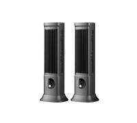 Ventilateur Tour Portable Vertical/Horizontal, Ventilateur de Bureau Rechargeable par USB, Climatiseur Électrique pour la Maison