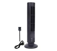 Ventilateur tour pour chambre à coucher, ventilateur tour électrique - électrique sans lame debout - de sol silencieux avec port USB pour espace de travail, dortoir, voyage et