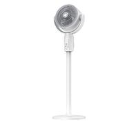 Ventilateur tour réglable en hauteur avec fonctionnement silencieux, télécommande, 5 réglages de vitesse, ventilateur oscillant rechargeable pour bureau télécommandé