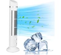 Ventilateur tour sans pales oscillant à 90 degrés, silencieux, portable, USB, ventilateur de refroidissement électrique silencieux de 34 dB avec lumière pour la maison, la chambre à coucher, le bureau