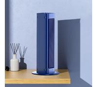 Ventilateur tour sans pales silencieux, trois vitesses réglables, fonctionnement à distance, pour se détendre, travailler ou recevoir des invités (bleu)