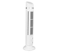 Ventilateur Tour sans Pales, Ventilateur de Bureau USB Portable à économie D'énergie avec Lumière pour la Maison, le Bureau, la Chambre à Coucher, L'environnement D'étude, Composants (WHITE)