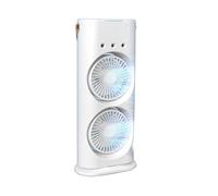 Ventilateur tour, ventilateur brumisateur rechargeable, conditionneur portable, après-shampoing à double extrémité, avec ventilateurs de pulvérisation silencieux