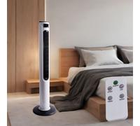 Ventilateur Tour Ventilateur Sur Pied Oscillant Télécommande Modes Minuterie