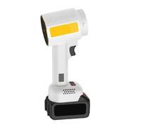 Ventilateur transportable en alliage d'aluminium avec 2 piles remplaçables vitesse modifiable pour la maison, le garage et la randonnée