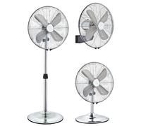 Westinghouse Ventilateur portable d'intérieur Silver Stream 7242140 – 3 en 1, télécommande, chrome