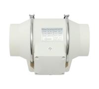 Ventilateur tubulaire réglable 100 mm, 220 m³/h, avec régulateur de vitesse, moteur EC 220 V, silencieux, avec moteur en cuivre 28 W et prise européenne, pour cuisine, salle de bain, garage