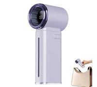 Ventilateur turbo à main | Turbo réglable petit ventilateur personnel USB | Outil de refroidissement personnel portable avec écran numérique pour voyage, camping en plein air, randonnée