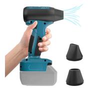 Ventilateur turbo compressé pour batterie Makita 18 V, ventilateur à 4 vitesses max 130 000 tr/min sans fil haute vitesse pour nettoyeur d'air, nettoyage du clavier, séchage, souffleur de feuilles,