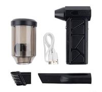 Ventilateur turbo portable haute vitesse avec moteur sans balais et kit de collecte de poussière pour une utilisation dans la maison et la voiture