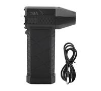 Ventilateur turbo puissant avec éclairage LED, moteur sans balais 130 000 tr/min, 52 pour la vitesse de l'air, dépoussiéreur électrique portable pour nettoyage industriel, noir
