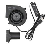 Ventilateur turbo USB 5 V CC 3800 tr/min avec entrée d'air de 60 mm, 3 modes de vitesse du ventilateur, 97 x 97 x 33 mm