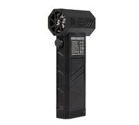 Ventilateur turbos portatif 140 000 tr/min, haute vitesse, moteur sans balais, nettoyeur d'air rechargeable avec lumière LED