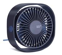 Ventilateur Typhoon USB à 3 vitesses avec rotation à 360° pour une circulation d'air silencieuse dans les bureaux, les dortoirs et les bibliothèques