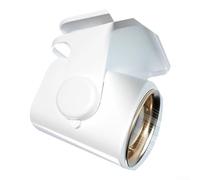 Ventilateur USB à clipser pour bureau ou montage portable, construction en ABS léger, flux d'air puissant, fonctionnement silencieux pour un usage quotidien confortable (blanc)