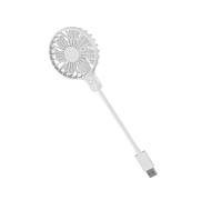 Ventilateur USB avec interrupteur marche/arrêt, 1 réglage de la vitesse, flexible à 360 degrés, pour ordinateur portable, bureau, dortoir, camping, voyage, ventilateur USB avec interrupteur