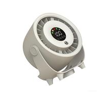 Ventilateur USB de bureau, 100 vitesses, brumisateur mural, 2026, humidificateur créatif refroidi à l'eau pour cuisine, maison, bureau (blanc)