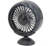 Ventilateur USB de voiture à 3 vitesses réglables avec lumières LED colorées pour circulation de l'air intérieur du véhicule, fonctionnement silencieux, petite taille (C)