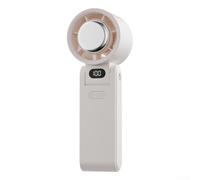 Ventilateur USB pliable conçu pour fournir un soulagement rapide de la chaleur partout où vous allez, équipé d'un moteur fiable (blanc)