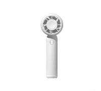 Ventilateur USB portable avec moteur sans balais puissant et trois modes pour une utilisation de bureau ou portable au bureau, en voyage, à la plage, au camping, ombre bleue (blanc)