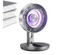 Ventilateur USB pour bureau - 5 vitesses rechargeable par USB, pliable, portable, décoration magnétique | Petit ventilateur de bureau, voyage, chambre à coucher, croisière, travail à domicile