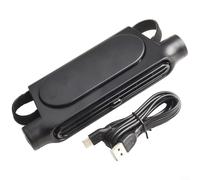 Ventilateur USB pour siège arrière de voiture, design élégant et compact pour un meilleur confort du passager (noir)