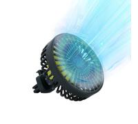 Ventilateur USB pour voiture | Ventilateur de voiture puissant avec 3 vitesses réglables - Appareil compact alimentation USB 5 V pour véhicules maison et utilisation par jours chauds