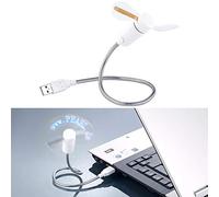 Ventilateur USB programmable avec message défilant [Pearl]