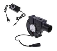 Ventilateur utilitaire - Ventilateur utilitaire 12 V | Ventilateur utilitaire pour chantier ou usage domestique | 7530 DC Extracteur de fumée 12 V | Ventilateur portable haute vitesse | Ventilateur