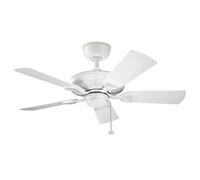 Ventilateur Ventilateur de plafond, IP44 Extérieur Intérieur 3 niveaux Télécommande Avance et retour, D=107cm