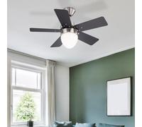Ventilateur Ventilatorlampe Interrupteur à Tirette 3-Stufen Vor-Rücklauf D 79cm