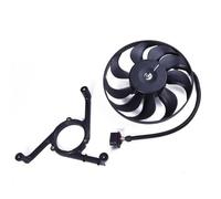 Ventilateur Voiture Radiateur Moteur Ventilateur Refroidissement Petit Radiateur Droit 290 Mm Avec Support 1C0959455C Compatible Avec VW Pour Beetle Pour Cabrio 2003-2007 2008 2009 2010