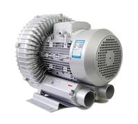 Ventilateur Vortex Haute Pression Régénératif, Pompe À Gaz Annulaire 50 Hz 0,24 CV - 1,01 CV for Aération des Eaux Usées, Aquarium, Étang, Pompe À Vide Industrielle(350W)