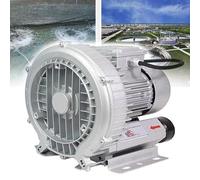 Ventilateur Vortex haute pression, ventilateur régénératif pour l'aquaculture, ventilateur centrifuge industriel puissant, pompe à air Vortex, pompe à vide, aérateur d'étang à poissons,250W/0.34HP