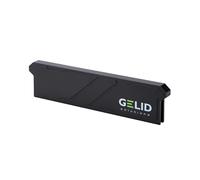 Ventilateurs de mémoire Gelid Solutions IceRock (2 pièces) compatibles DDR3/DDR4 et DDR5, conception légère en aluminium, Noir