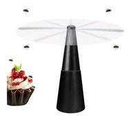 Ventilateurs de mouche pour table flexible électrique alimenté par batterie | Ventilateur anti-mouches pour terrasse, pique-nique, camping, fête, barbecue, divertissement, salle à manger, cuisine