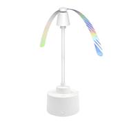 Ventilateurs de Mouches pour Tables des Lames Douces Ventilateur Voleur pour Le Restaurant de Cuisine (Blanc)